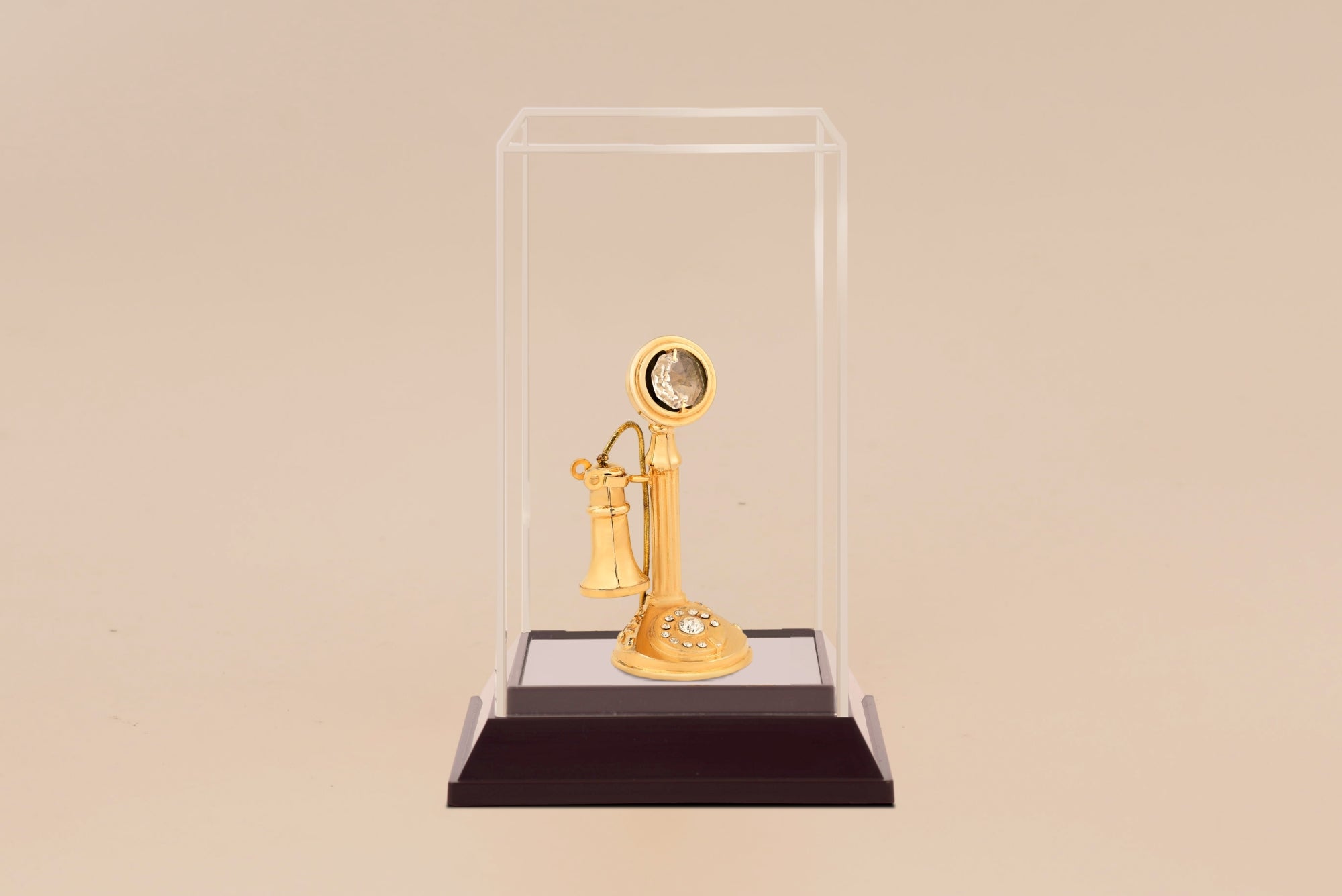 ANTIQUE TELEPHONE IN CABINET