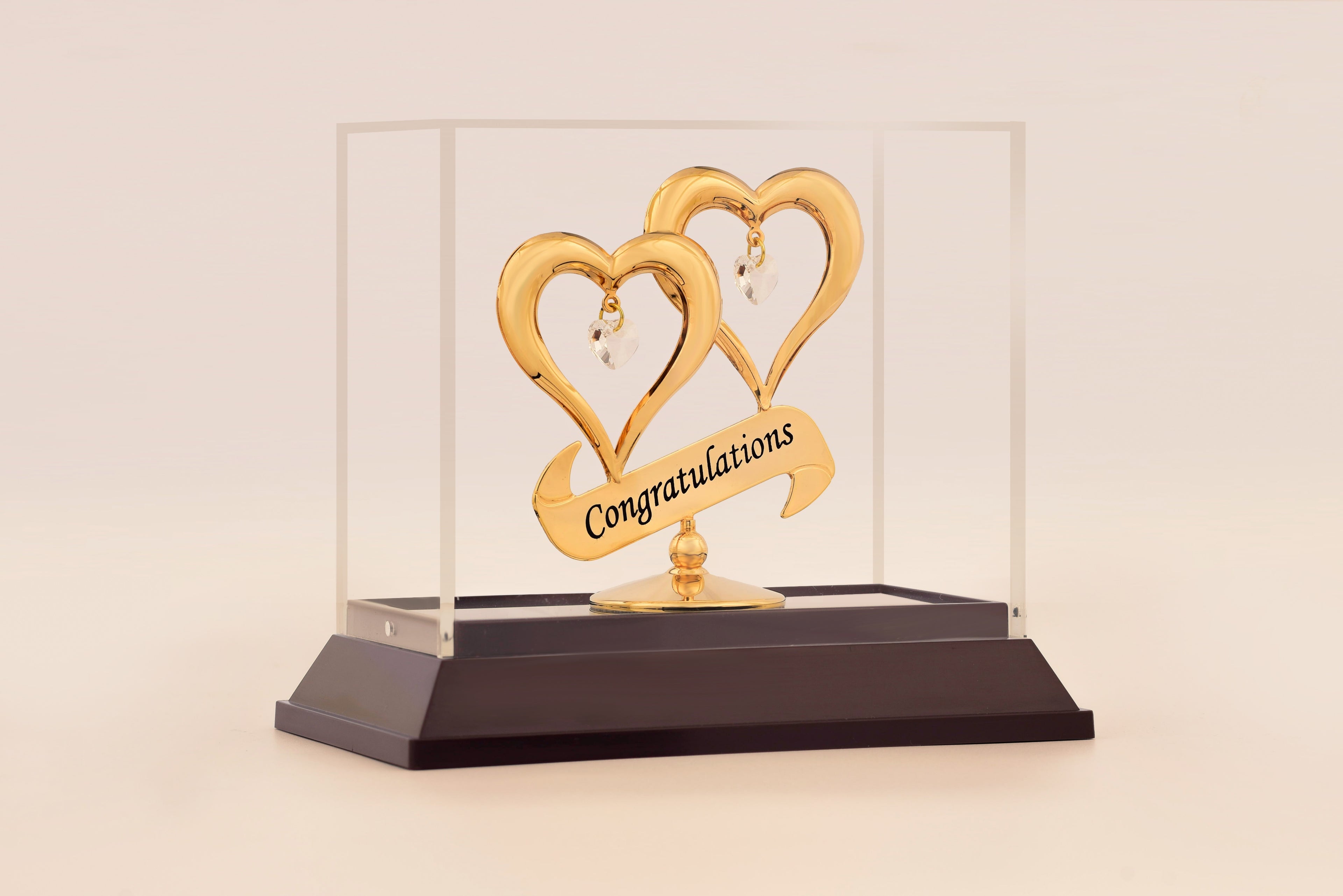 DOUBLE HEART (WITH CONGRATULATIONS)