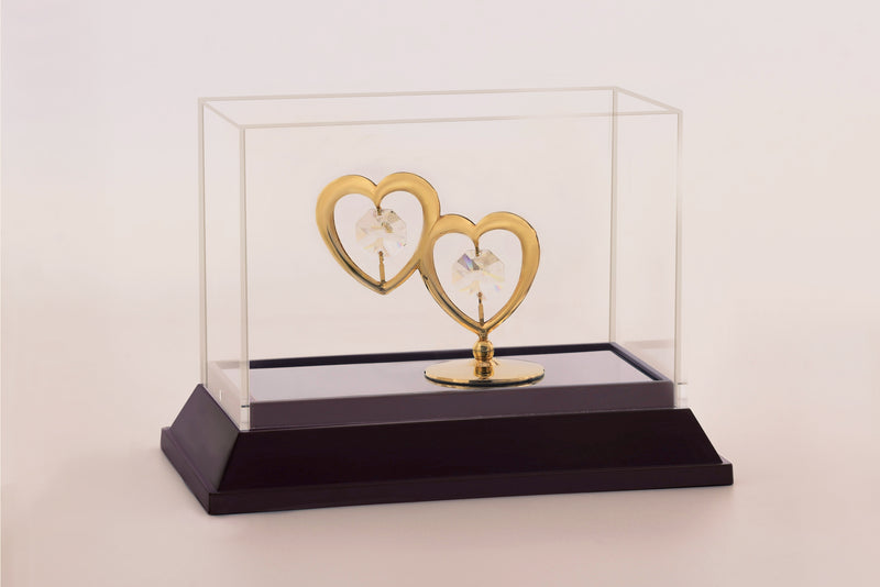 DOUBLE HEART  IN CABINET