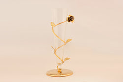 FLOWER VASE WITH  CLEAR GLASS