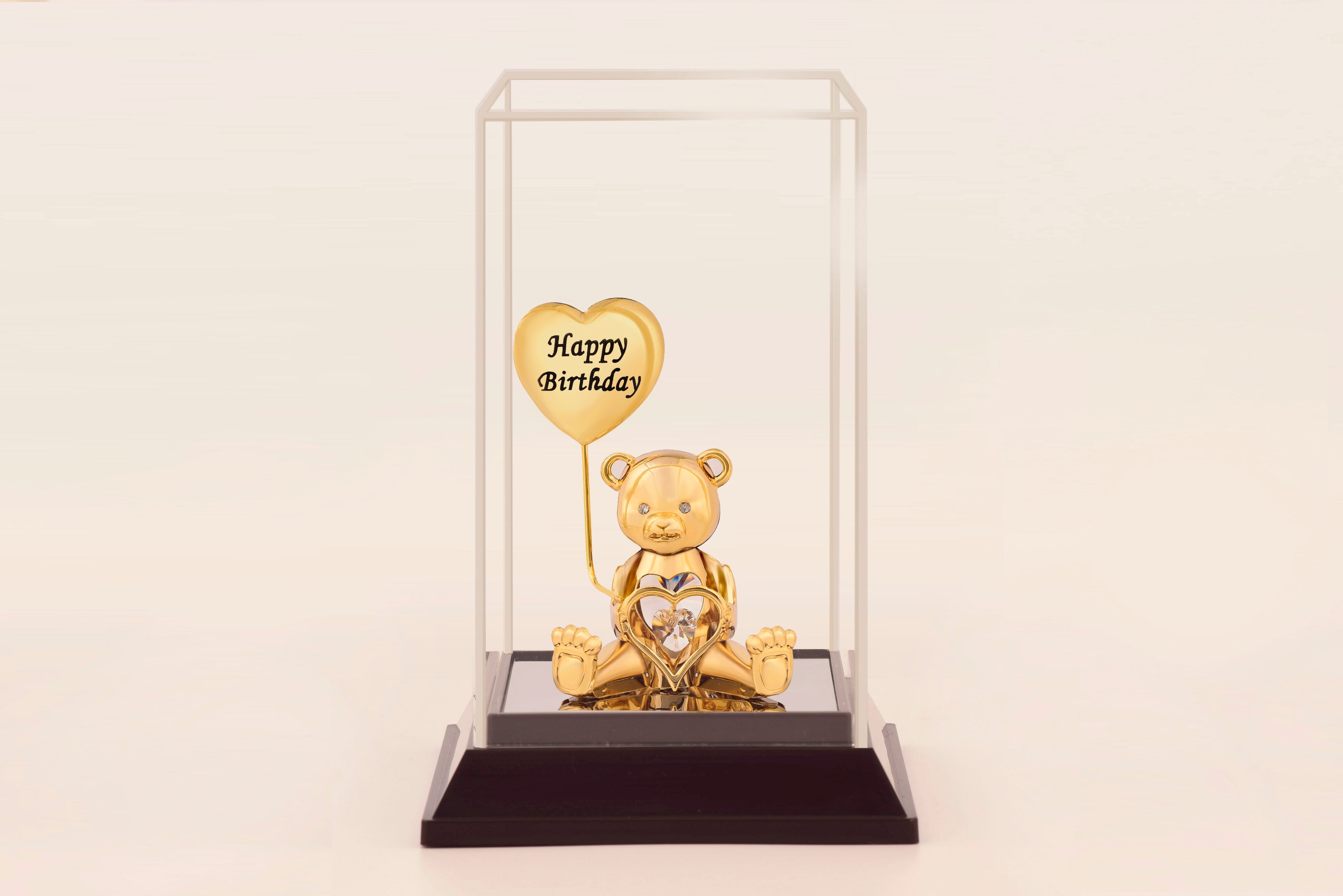 GREETING BEAR  (HAPPY BIRTHDAY) IN CABINET