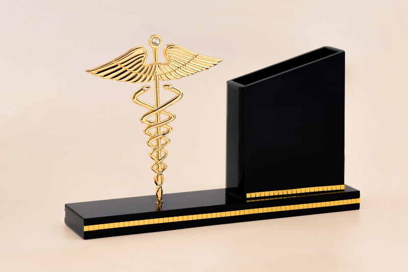 SYMBOL OF MEDICINE  WITH PEN HOLDER