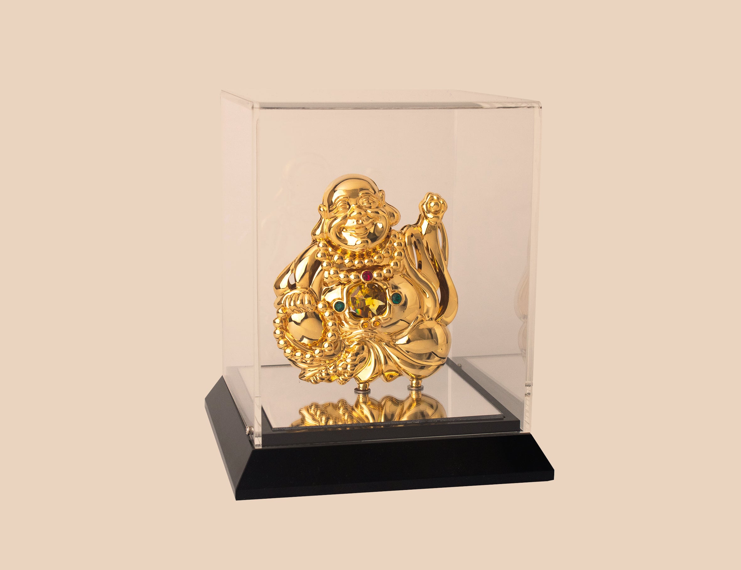 LAUGHING BUDDHA IN CABINET