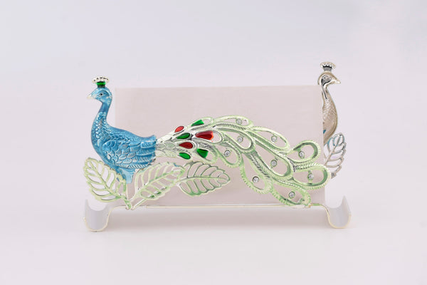 PEACOCK NAME CARD HOLDER (RH)