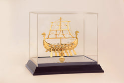 SAILING SHIP (VIKING) IN CABINET