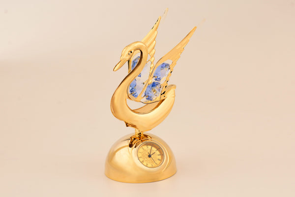 SWAN (LARGE) WITH CLOCK