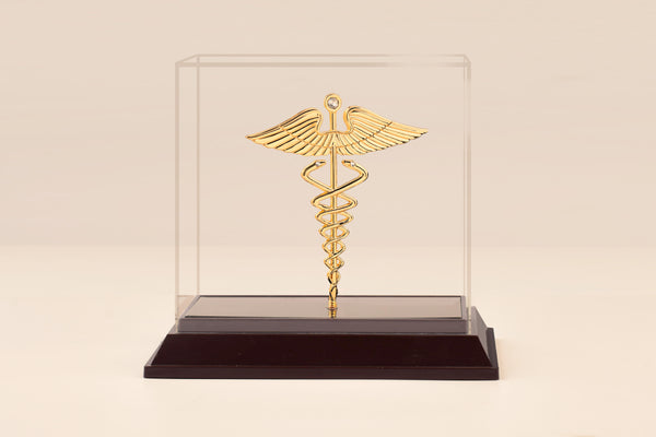 SYMBOL OF MEDICINE IN ACRYLIC CABINET