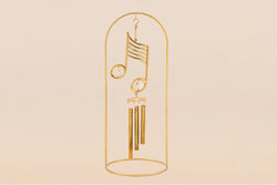 WIND CHIME MUSICAL NOTE WITH DOUBLE ARM STAND