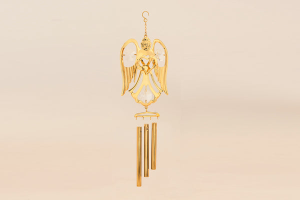 WIND CHIME ANGEL WITH HEART